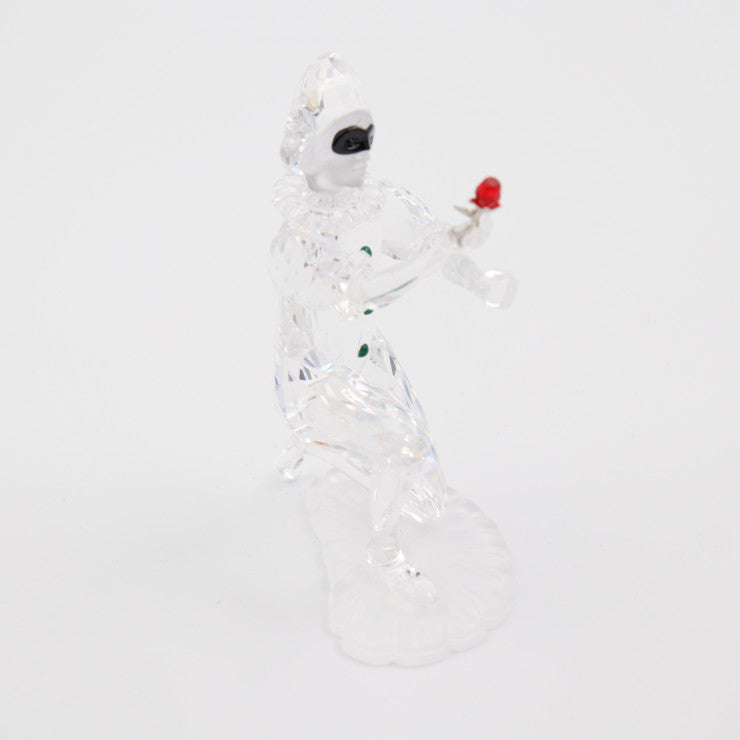 新古未使用展示品 SWAROVSKI スワロフスキー HARLEQUIN ハーレクイン マスカレード インテリア 254044 クリスタルガラス クリア レッド ブラック グリーン 2001年 SCS会員限定品 オブジェ フィギュリン 置物