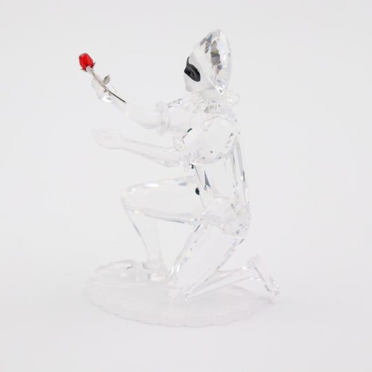 新古未使用展示品 SWAROVSKI スワロフスキー HARLEQUIN ハーレクイン マスカレード インテリア 254044 クリスタルガラス クリア レッド ブラック グリーン 2001年 SCS会員限定品 オブジェ フィギュリン 置物