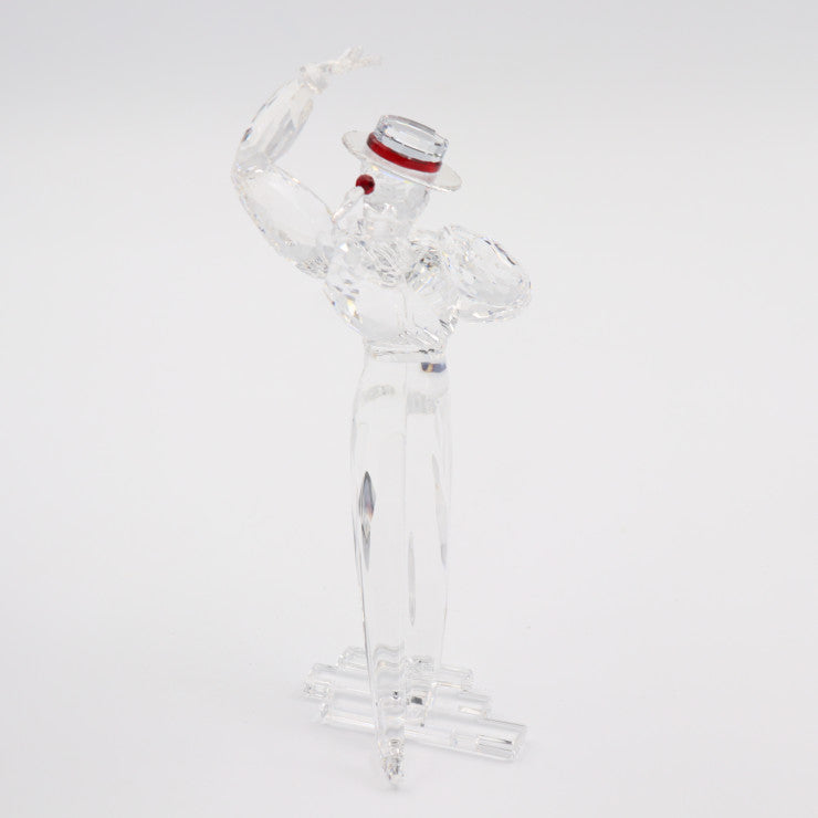 新古未使用展示品 SWAROVSKI スワロフスキー ANTONIO アントニオ マジックオブダンス インテリア 606441 クリスタルガラス クリア レッド 2003年 SCS会員限定品 オブジェ フィギュリン 置物