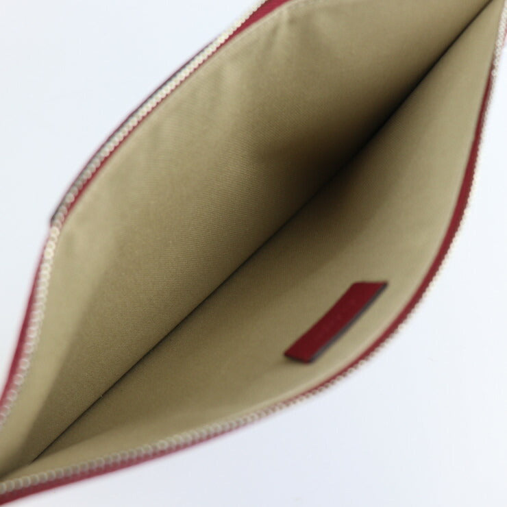 超美品 GIVENCHY ジバンシィ アンティゴナ ポーチ セカンドバッグ BC06822012 653 レザー ボルドー系 クラッチバッグ