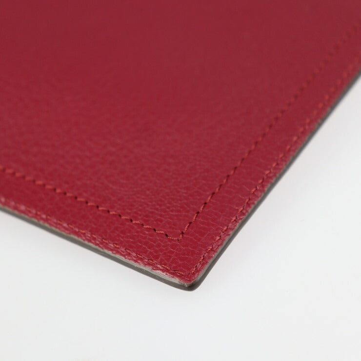 超美品 GIVENCHY ジバンシィ アンティゴナ ポーチ セカンドバッグ BC06822012 653 レザー ボルドー系 クラッチバッグ