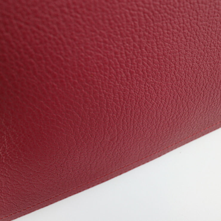 超美品 GIVENCHY ジバンシィ アンティゴナ ポーチ セカンドバッグ BC06822012 653 レザー ボルドー系 クラッチバッグ