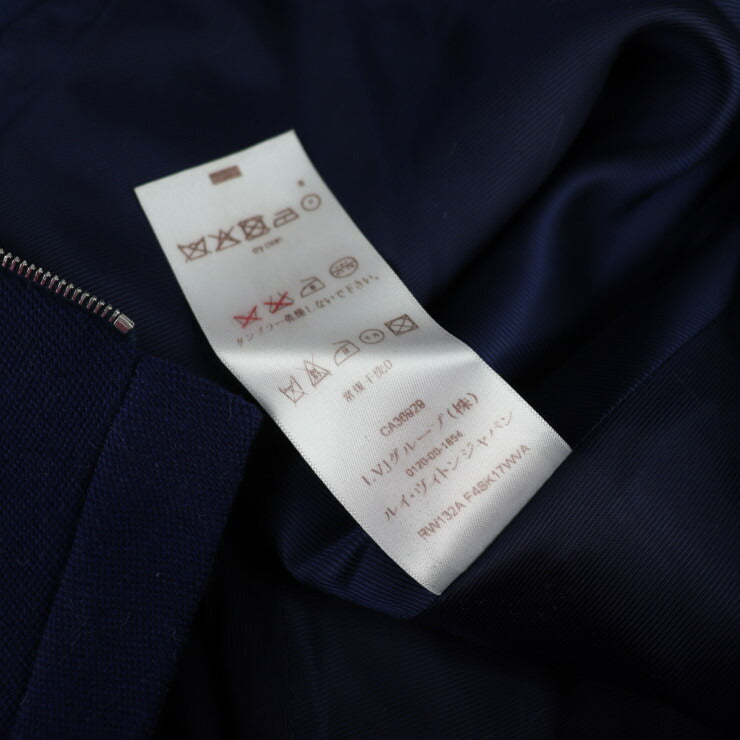 LOUIS VUITTON ルイ ヴィトン フレアスカート スカート RW132A F4SK17WVA ＃36 ウール99% ポリウレタン1％ ブルー系