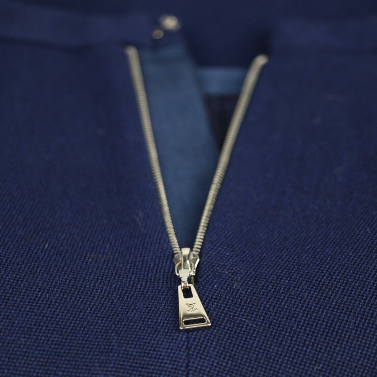 LOUIS VUITTON ルイ ヴィトン フレアスカート スカート RW132A F4SK17WVA ＃36 ウール99% ポリウレタン1％ ブルー系