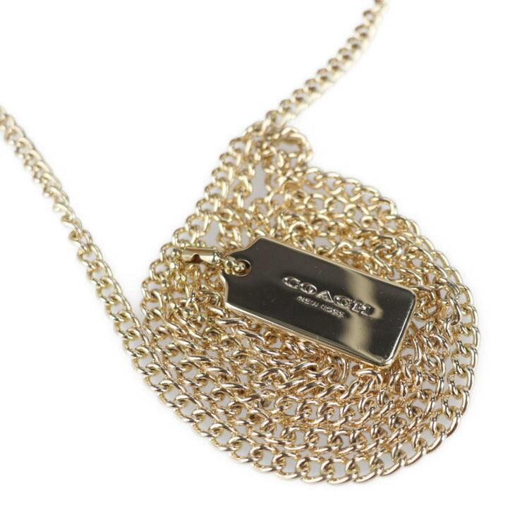 超美品 COACH コーチ バワリー ショルダーバッグ 57714 カーフレザー ライトサドル ブラウン系 ゴールド金具 チェーンショルダーバッグ ターンロック クロスボディバッグ