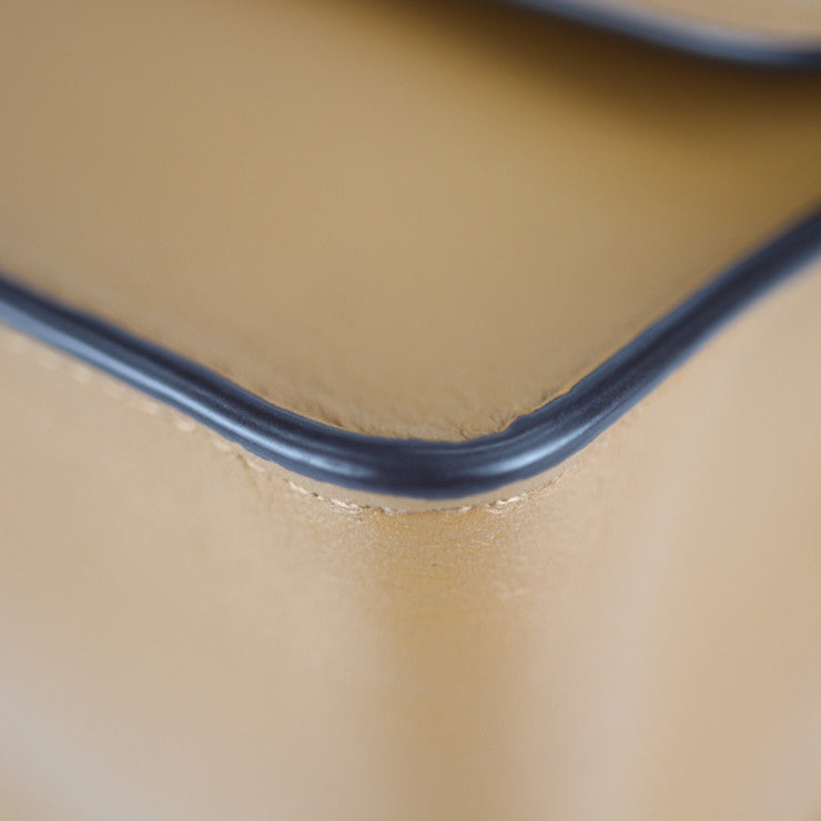 超美品 COACH コーチ バワリー ショルダーバッグ 57714 カーフレザー ライトサドル ブラウン系 ゴールド金具 チェーンショルダーバッグ ターンロック クロスボディバッグ