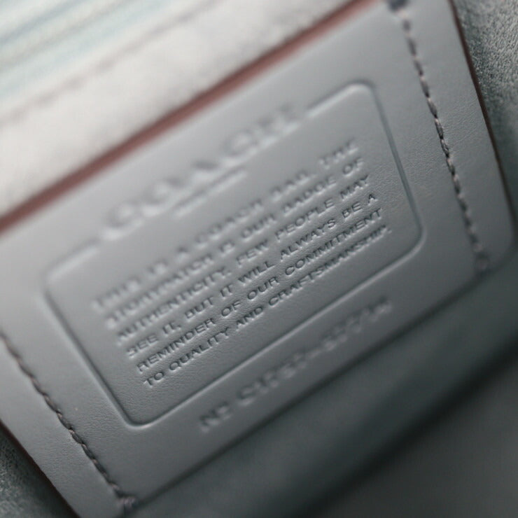 超美品 COACH コーチ バワリー ショルダーバッグ 57714 カーフレザー ライトサドル ブラウン系 ゴールド金具 チェーンショルダーバッグ ターンロック クロスボディバッグ