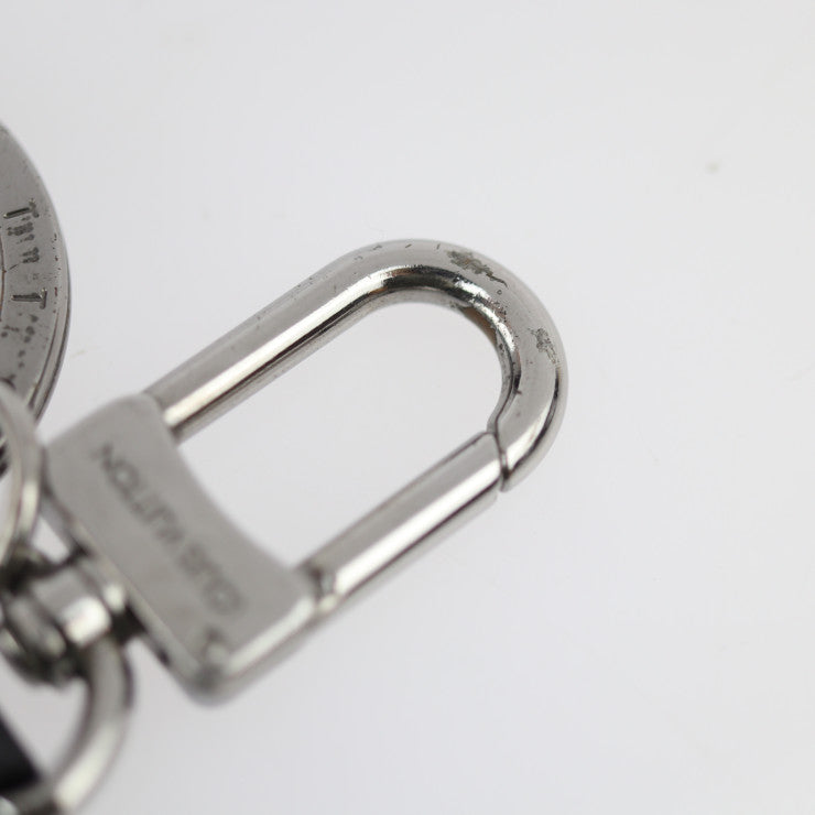 LOUIS VUITTON ルイ ヴィトン ポルトクレ パディッド キーホルダー M68307 モノグラムキャンバス レザー ブラウン ブルー グリーン ホワイト シルバー金具 キーリング バッグチャーム