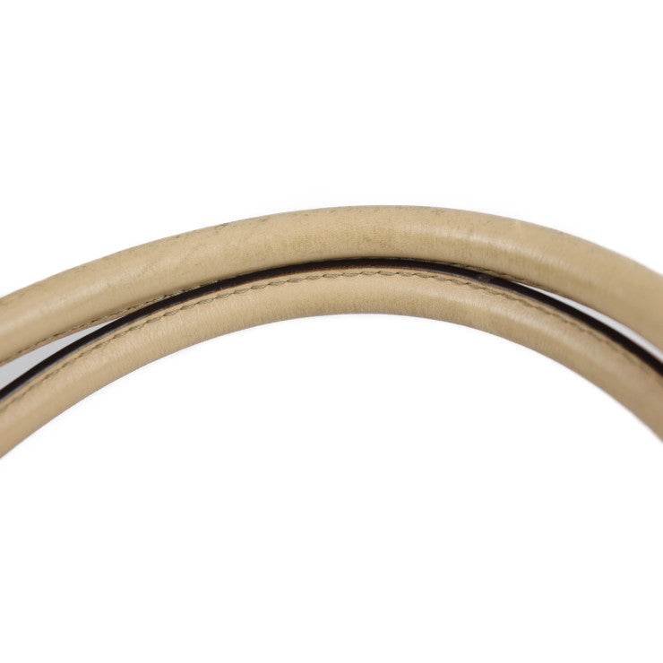 GUCCI グッチ ラブリー トートバッグ 257071 GGキャンバス レザー ピンク系 ベージュ ゴールド金具 ハンドバッグ