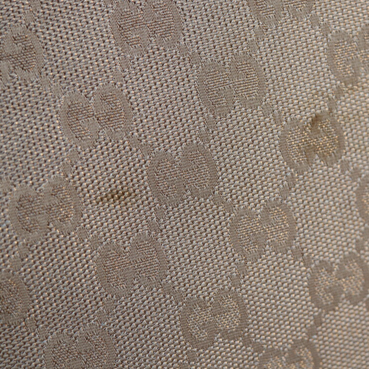 GUCCI グッチ ラブリー トートバッグ 257071 GGキャンバス レザー ピンク系 ベージュ ゴールド金具 ハンドバッグ