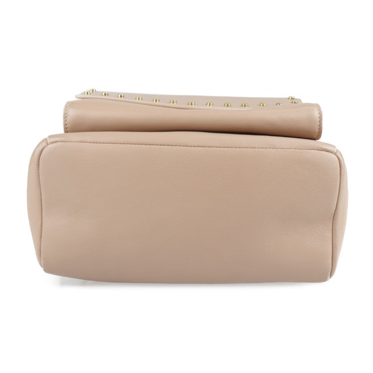 JIMMY CHOO ジミーチュウ CASSIE キャシー バックパック リュック・デイパック レザー ピンクベージュ ゴールド金具 スタッズ