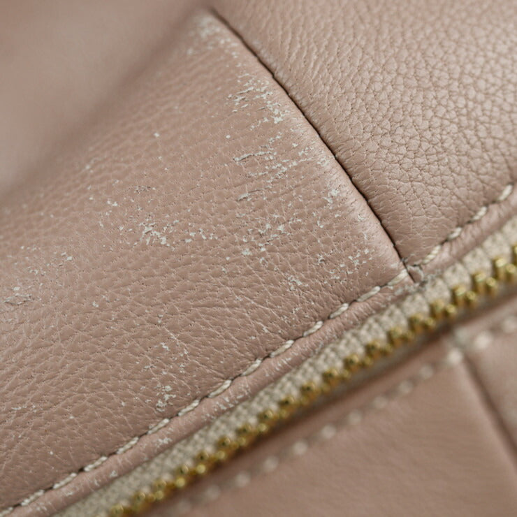 JIMMY CHOO ジミーチュウ CASSIE キャシー バックパック リュック・デイパック レザー ピンクベージュ ゴールド金具 スタッズ