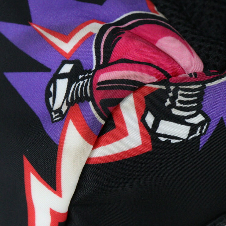 美品 PRADA プラダ フランケンシュタイン バックパック ユニバーサルスタジオ コラボ リュック・デイパック 2VZ135 ナイロン ブラック フューシャ シルバー金具