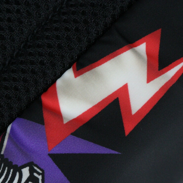 美品 PRADA プラダ フランケンシュタイン バックパック ユニバーサルスタジオ コラボ リュック・デイパック 2VZ135 ナイロン ブラック フューシャ シルバー金具