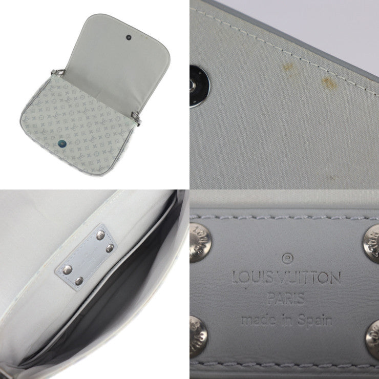 LOUIS VUITTON ルイ ヴィトン コント ドゥ フェ ミュゼット モノグラムミニ ショルダーバッグ M92279 キャンバス レザー グレー系 マルチカラー シルバー金具 クロスボディ ビトン