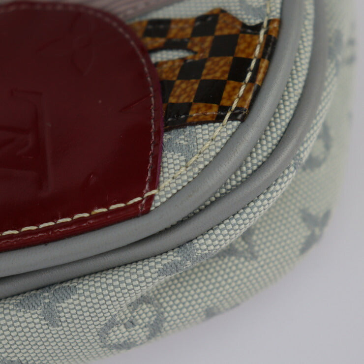 LOUIS VUITTON ルイ ヴィトン コント ドゥ フェ ミュゼット モノグラムミニ ショルダーバッグ M92279 キャンバス レザー グレー系 マルチカラー シルバー金具 クロスボディ ビトン