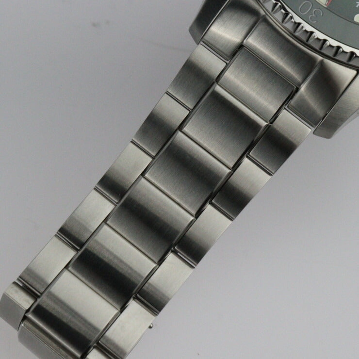 超美品 HAMILTON ハミルトン カーキネイビー スキューバ オート 腕時計 H82525160 ステンレススチール シルバー グリーン文字盤 自動巻き