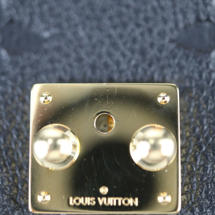 超美品 LOUIS VUITTON ルイ ヴィトン ポルトフォイユ メティス コンパクト モノグラムアンプラント 三つ折り財布 M80880 レザー ブラック ゴールド金具 ラウンドジップ ビトン