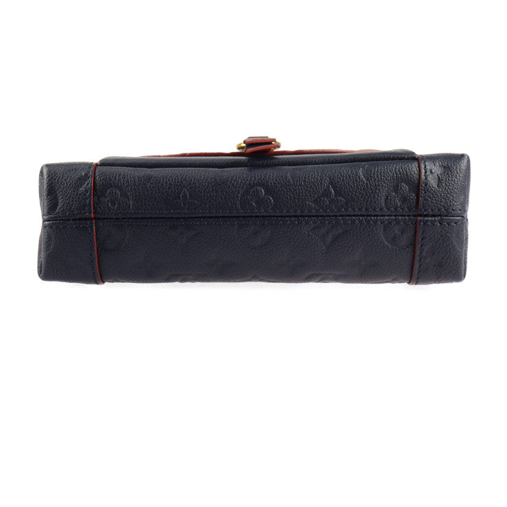 LOUIS VUITTON ルイ ヴィトン ブランシュBB モノグラムアンプラント ハンドバッグ M43781 レザー マリーヌルージュ ゴールド金具 2WAY ショルダーバッグ ビトン