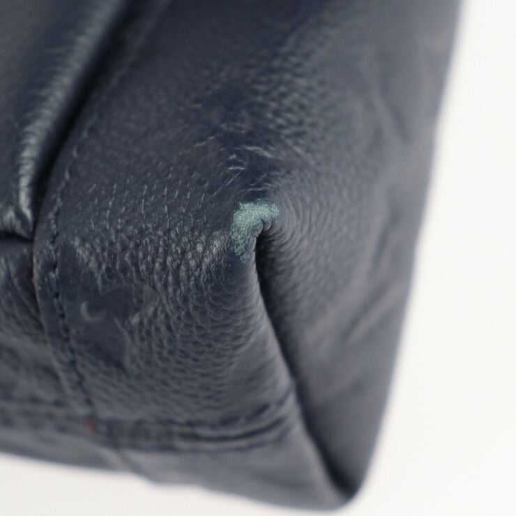 LOUIS VUITTON ルイ ヴィトン ブランシュBB モノグラムアンプラント ハンドバッグ M43781 レザー マリーヌルージュ ゴールド金具 2WAY ショルダーバッグ ビトン