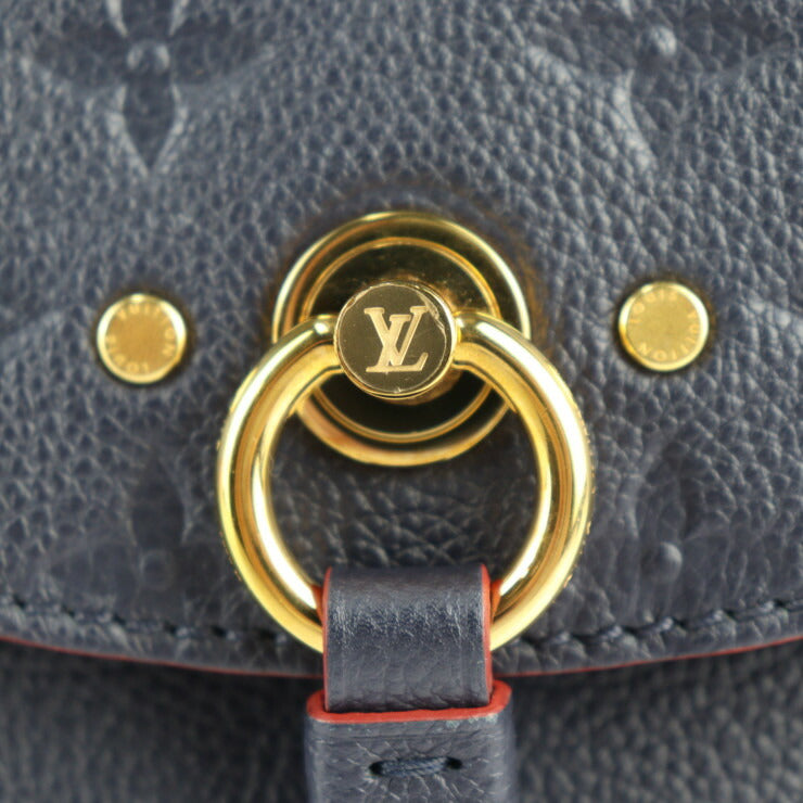 LOUIS VUITTON ルイ ヴィトン ブランシュBB モノグラムアンプラント ハンドバッグ M43781 レザー マリーヌルージュ ゴールド金具 2WAY ショルダーバッグ ビトン