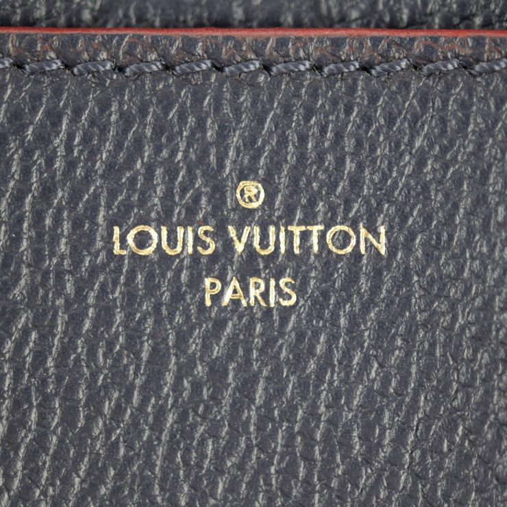 LOUIS VUITTON ルイ ヴィトン ブランシュBB モノグラムアンプラント ハンドバッグ M43781 レザー マリーヌルージュ ゴールド金具 2WAY ショルダーバッグ ビトン