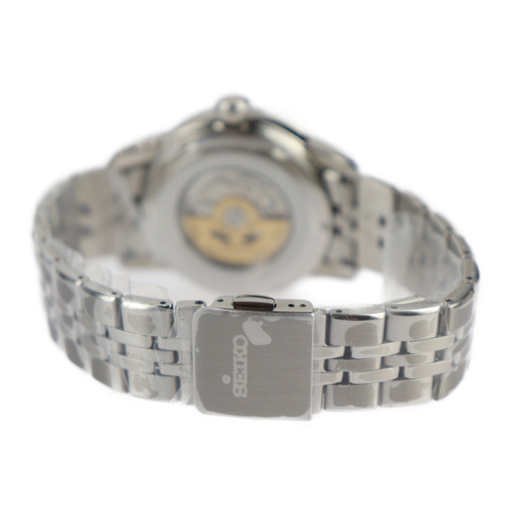 新品未使用展示品 SEIKO セイコー PRESAGE プレサージュ クラフツマンシップ 腕時計 SARX105 ステンレススチール シルバー 琺瑯白文字盤 自動巻き デイト 6R55-00D0
