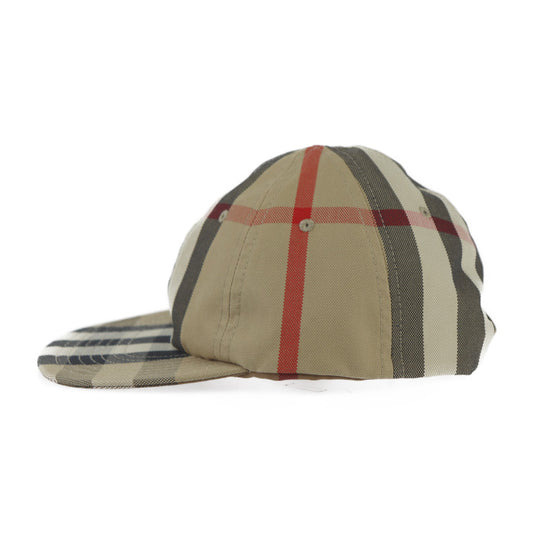 新品未使用展示品 BURBERRY バーバリー ベースボールキャップ キャップ 8056296 表記サイズ 56 コットン ベージュ系 帽子 チェック