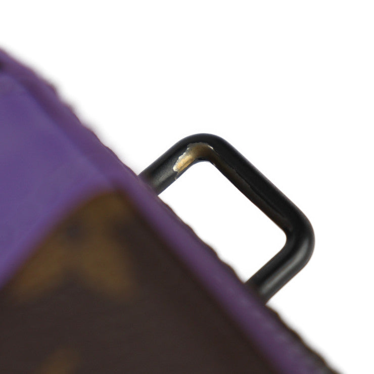 超美品 LOUIS VUITTON ルイ ヴィトン ハンドルソフトトランク モノグラムマカサー ハンドバッグ M46264 PVC レザー ブラウン パープル ブラック金具 2WAY ショルダーバッグ セカンドバッグ ビトン