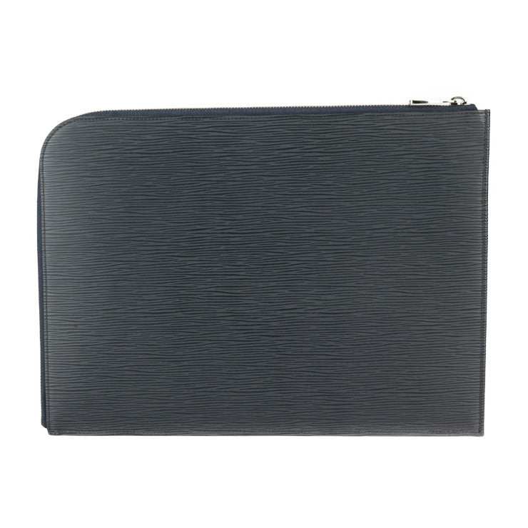 美品 LOUIS VUITTON ルイ ヴィトン ポシェットジュールGM エピ セカンドバッグ M64154 レザー ブルーマリーヌ シルバー金具 L字ファスナー クラッチバッグ ポーチ ビトン