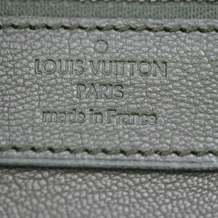 美品 LOUIS VUITTON ルイ ヴィトン ロックイットGM ハンドバッグ トリヨンレザー カーキ系 シルバー金具 トートバッグ