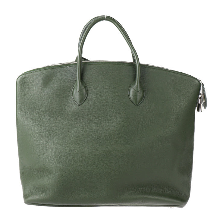 美品 LOUIS VUITTON ルイ ヴィトン ロックイットGM ハンドバッグ トリヨンレザー カーキ系 シルバー金具 トートバッグ