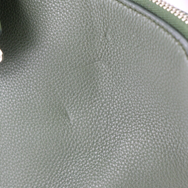 美品 LOUIS VUITTON ルイ ヴィトン ロックイットGM ハンドバッグ トリヨンレザー カーキ系 シルバー金具 トートバッグ