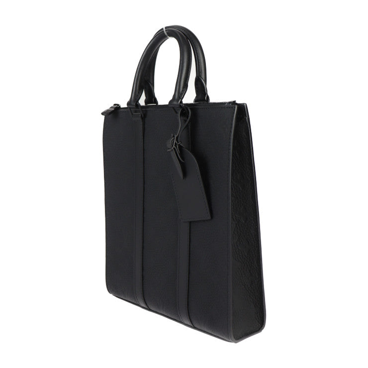 超美品 LOUIS VUITTON ルイ ヴィトン サックプラ・クロス モノグラム ハンドバッグ M59960 トリヨンレザー ブラック トートバッグ ビトン