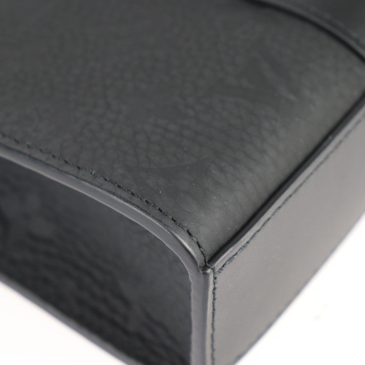 超美品 LOUIS VUITTON ルイ ヴィトン サックプラ・クロス モノグラム ハンドバッグ M59960 トリヨンレザー ブラック トートバッグ ビトン