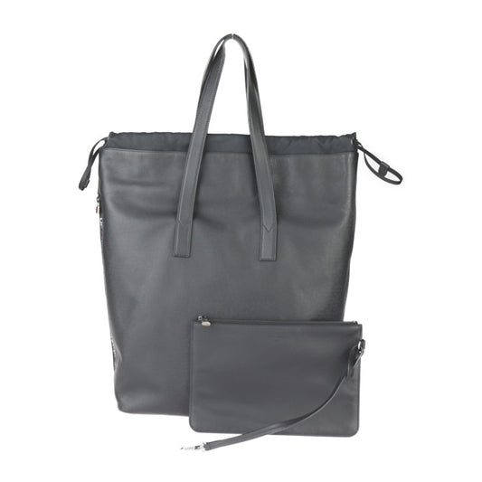 美品 LOUIS VUITTON ルイ ヴィトン カバ・ライト タイガ トートバッグ M31009 レザー ブラック シルバー金具 ショルダーバッグ ドローストリング