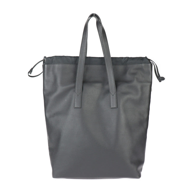 美品 LOUIS VUITTON ルイ ヴィトン カバ・ライト タイガ トートバッグ M31009 レザー ブラック シルバー金具 ショルダーバッグ ドローストリング